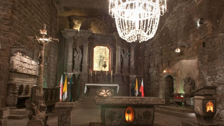 Altar in the Wieliczka Salt mine. UNESCO World Heritage Site shutterstock_31514062.jpg